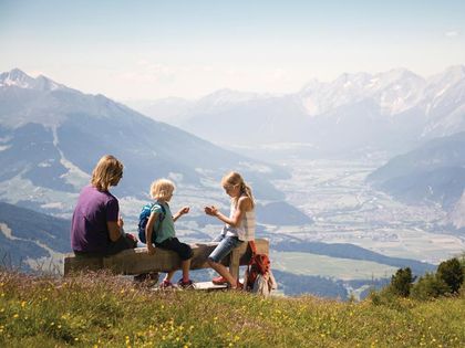 Mit der Familie am Berg